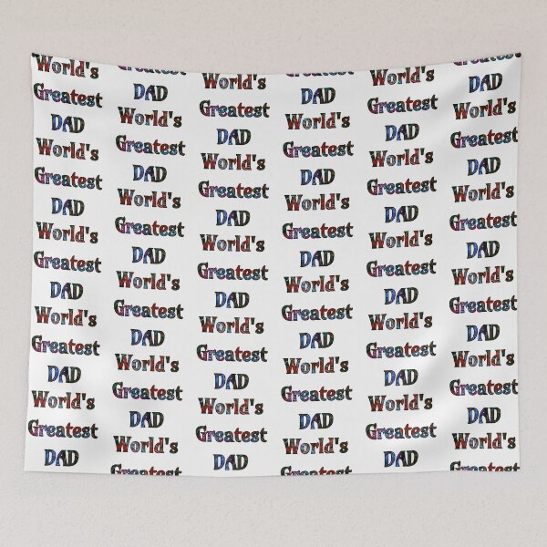 Item preview, World's Greatest DAD with patten by MariDani Art, #7 designed and sold by MariDaniArt.