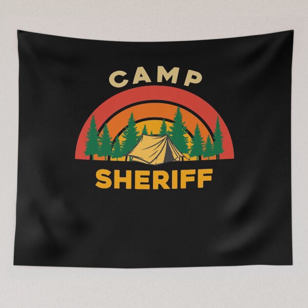 Item preview, Camp Sheriff Design for Camping Lovers designed and sold by sleeksy.