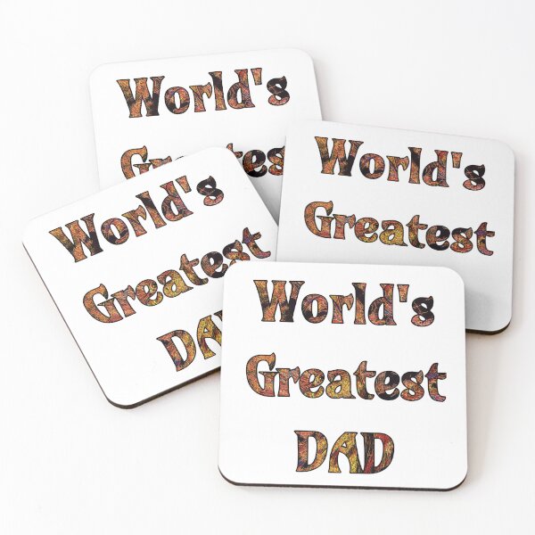 Item preview, World's Greatest DAD with patten by MariDani Art, #8 designed and sold by MariDaniArt.