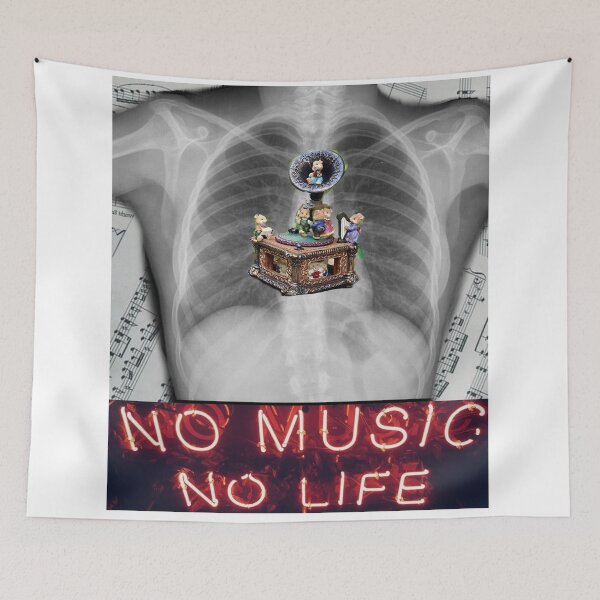 Item preview, No Music, No Life designed and sold by fourletterwrds.