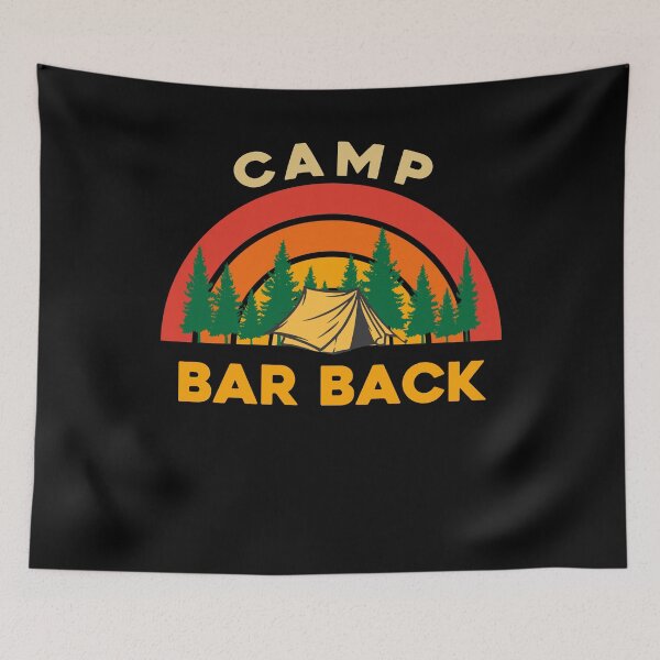 Item preview, Camp Bar Back Design for Camping Lovers designed and sold by sleeksy.