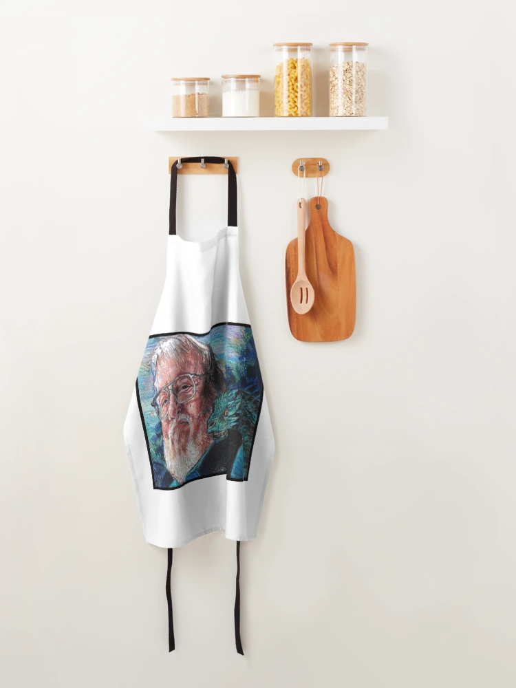 Thumbnail 4 of 6, Apron, George R. R. Martin, Father Of Dragons designed and sold by Neil Feigeles.