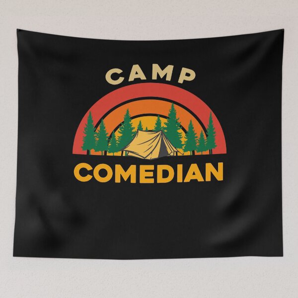 Item preview, Camp Comedian Design for Camping Lovers designed and sold by sleeksy.