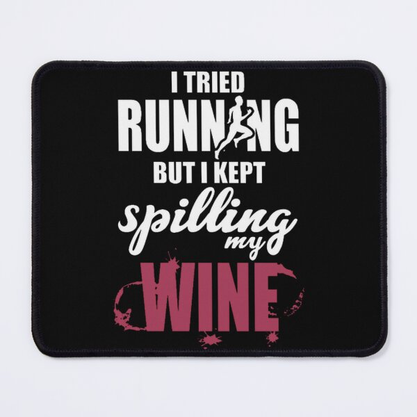 Item preview, I Tried Running But I Kept Spilling My Wine Sticker designed and sold by contawana1s.