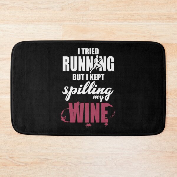 Item preview, I Tried Running But I Kept Spilling My Wine Sticker designed and sold by contawana1s.