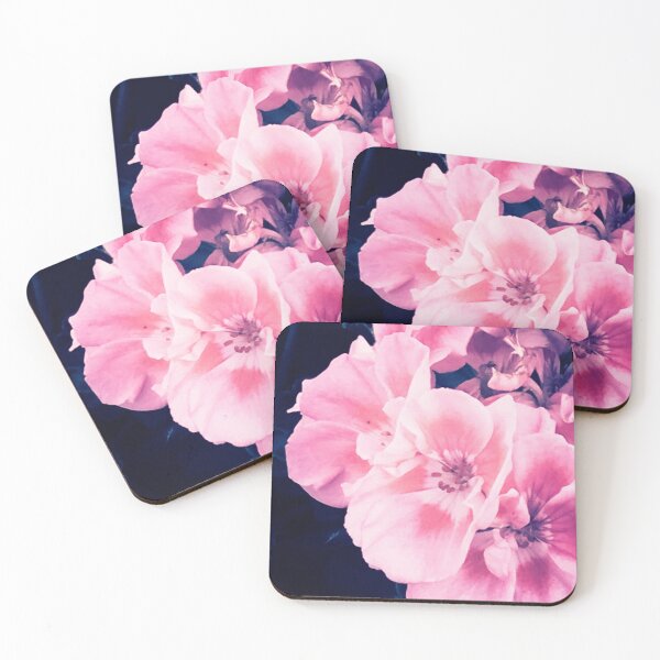 Item preview, pretty pink aesthetic floral photography vintage blue shadows designed and sold by sielexis.