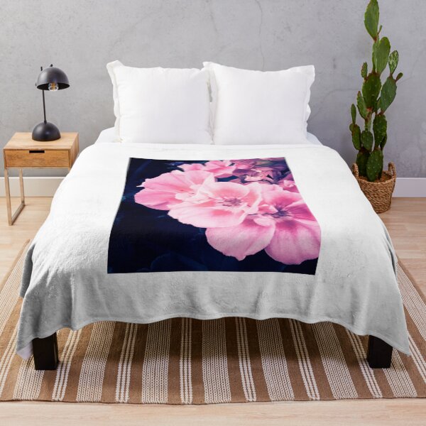 Item preview, pretty pink aesthetic floral photography vintage blue shadows designed and sold by sielexis.