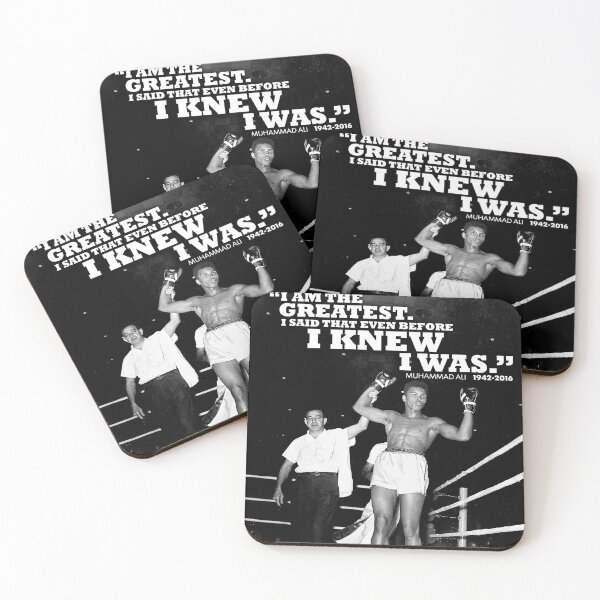 Item preview, Muhammad Ali quote "I am the greatest. I said that even before I knew I was."  designed and sold by rodentpad.