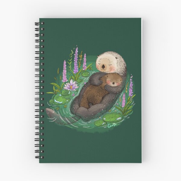 Item preview, Sea Otter Mother & Baby designed and sold by ednama.