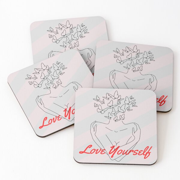 Item preview, Love Yourself (stripes) designed and sold by tomorrowishere.