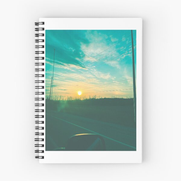 Item preview, sunset vintage aesthetic green orange photography designed and sold by sielexis.