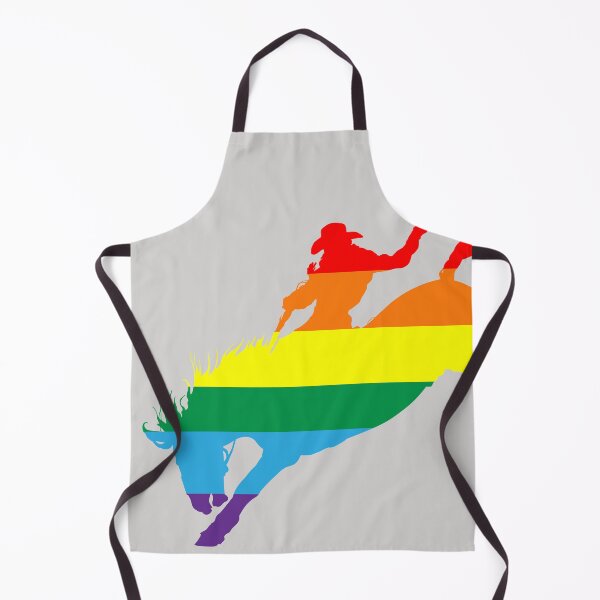 Item preview, Bronco Rider 1: Pride Flag designed and sold by Zia Frazier.