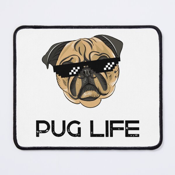 Item preview, Pug Life - Pug With Sunglasses designed and sold by RoseCandi.
