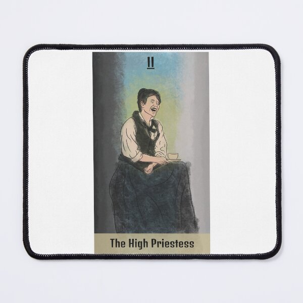Item preview, Our Flag Means Death Tarot - The High Priestess designed and sold by SuperbScribbles.