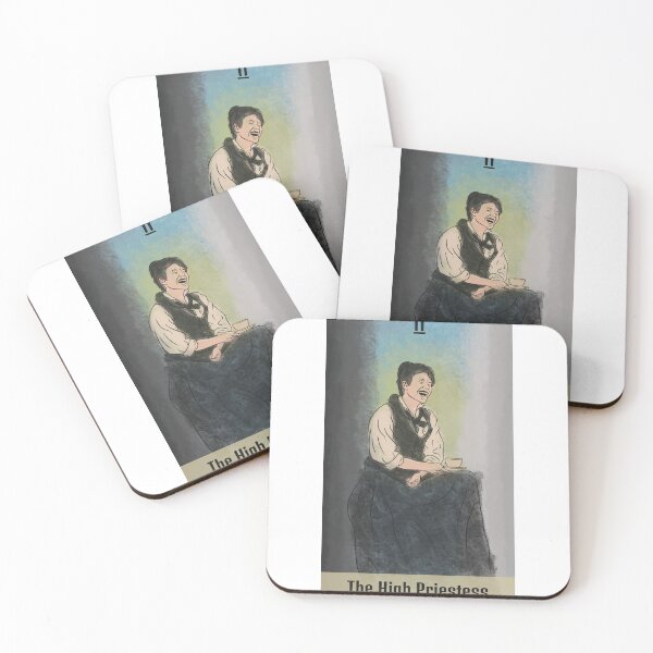 Item preview, Our Flag Means Death Tarot - The High Priestess designed and sold by SuperbScribbles.