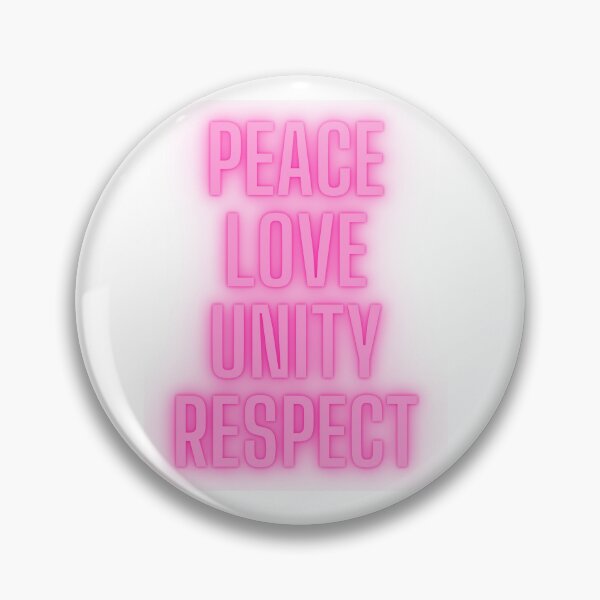 Item preview, PEACE LOVE UNITY RESPECT designed and sold by Cosmoknot.