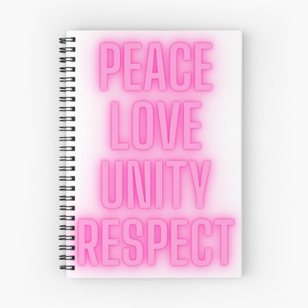 Item preview, PEACE LOVE UNITY RESPECT designed and sold by Cosmoknot.