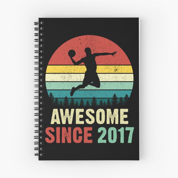 Item preview, 4th Birthday Basketball Lovers Awesome Since 2017 Sticker designed and sold by ximenagene.