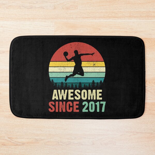 Item preview, 4th Birthday Basketball Lovers Awesome Since 2017 Sticker designed and sold by ximenagene.