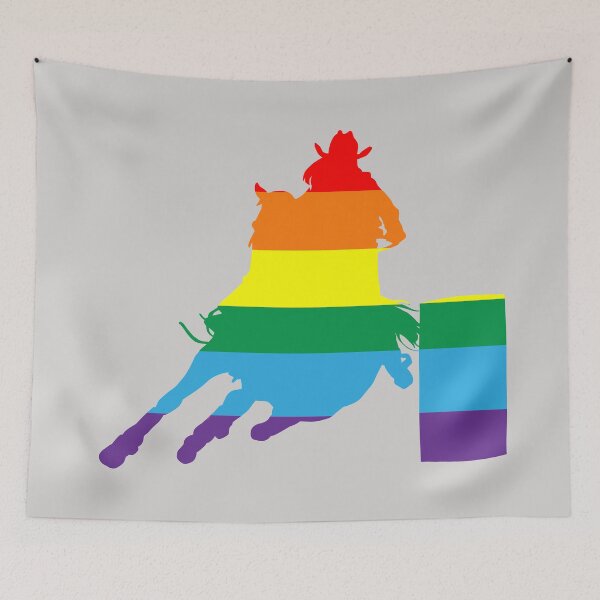 Item preview, Copy of Barrel Rider 1: Pride Flag designed and sold by Zia Frazier.