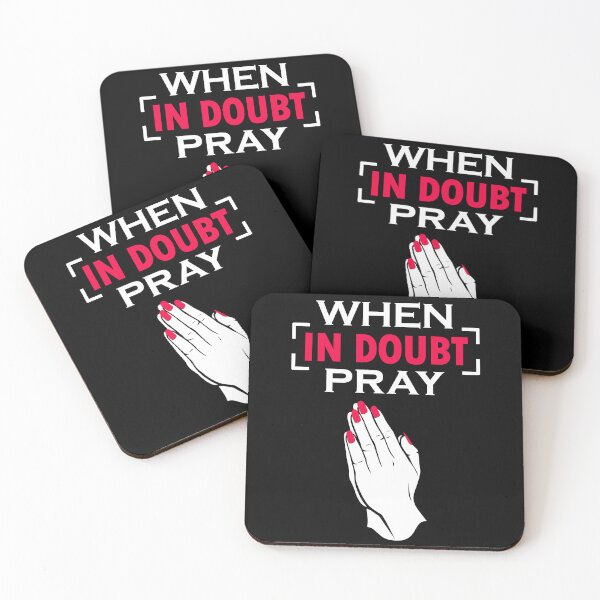 Artikelvorschau, When in Doubt Pray entworfen und verkauft von FanityPrints.
