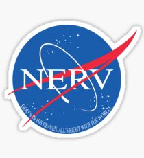 NASA and NERV Sticker