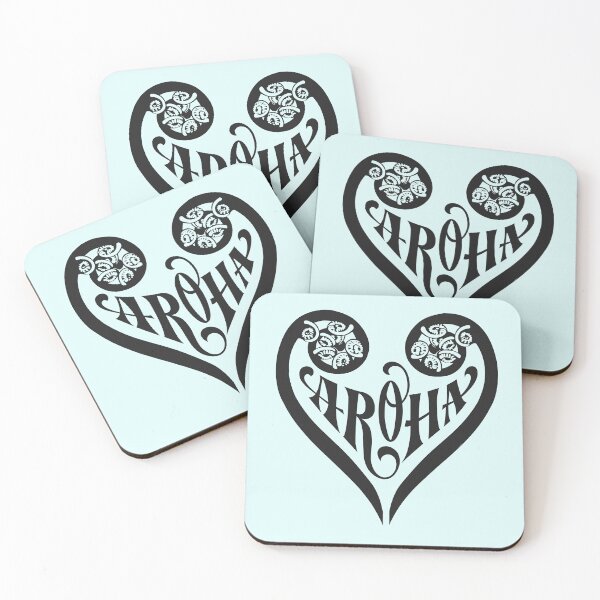Item preview, Aroha Koru Fern Heart designed and sold by Kiwidom.