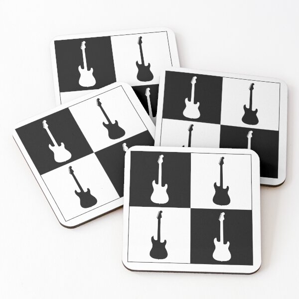 Item preview, Stratocaster Silhouette Pattern (Monochrome) designed and sold by halveflower.