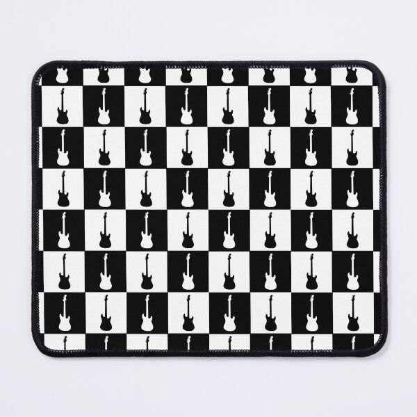 Item preview, Stratocaster Silhouette Pattern (Monochrome) designed and sold by halveflower.