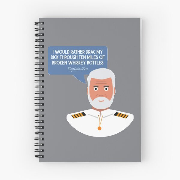 Item preview, Captain Lee Quotes - I would rather drag my through ten miles of broken whiskey bottles designed and sold by ErinGodfrey.