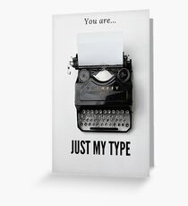 Type Greeting Card