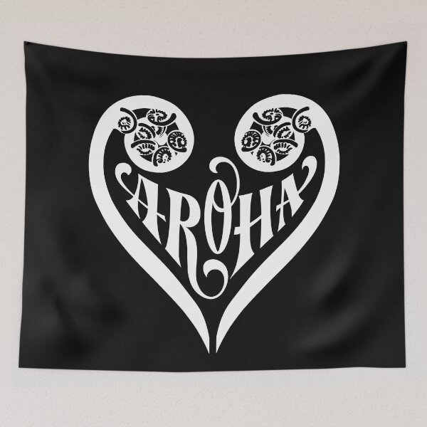 Item preview, Aroha Koru Fern Heart designed and sold by Kiwidom.