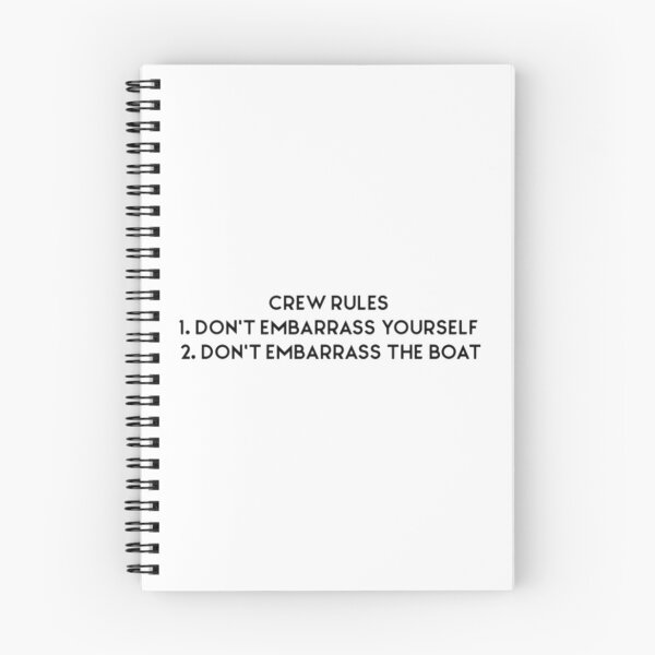 Item preview, Below Deck Crew Rules designed and sold by ErinGodfrey.