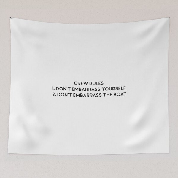 Item preview, Below Deck Crew Rules designed and sold by ErinGodfrey.