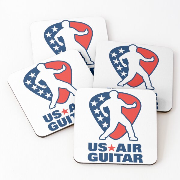 Item preview, US Air Guitar (Blue Text) designed and sold by Airwear 6.0.