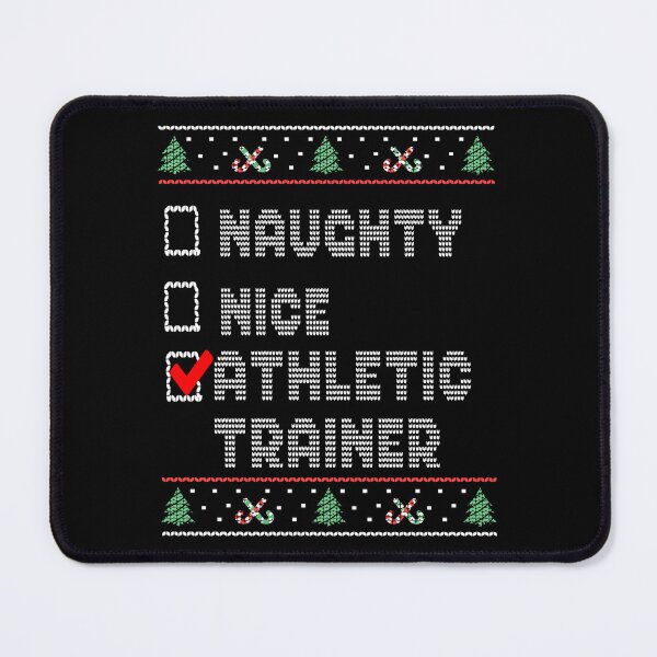 Item preview, Naughty Nice Athletic Trainer, Matching Christmas Pajama design designed and sold by Merchking1.