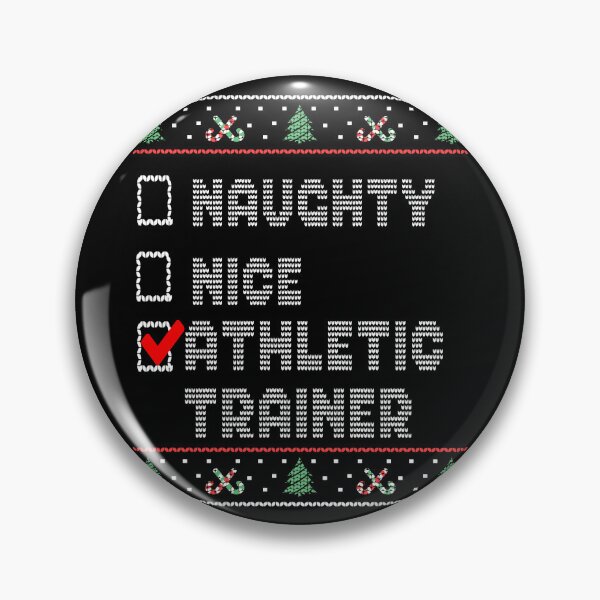 Item preview, Naughty Nice Athletic Trainer, Matching Christmas Pajama design designed and sold by Merchking1.