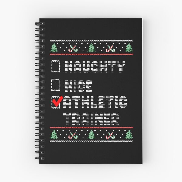 Item preview, Naughty Nice Athletic Trainer, Matching Christmas Pajama design designed and sold by Merchking1.
