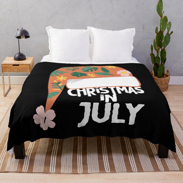 Item preview, Christmas In July Party Tee - Cute Tropical Santa Hat design designed and sold by Merchking1.