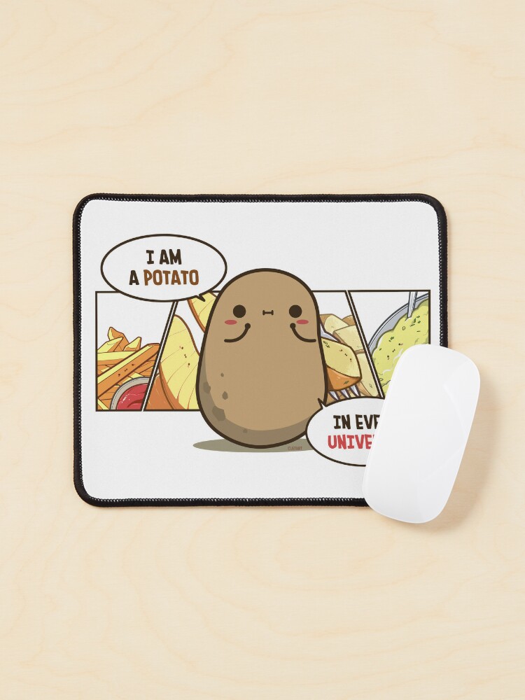 I'm so cute potato mouse pad