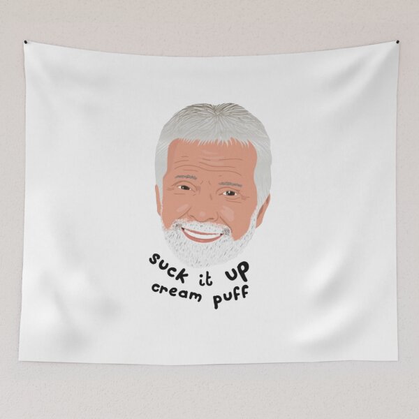 Item preview, Captain Lee - Suck It Up Cream Puff designed and sold by ErinGodfrey.