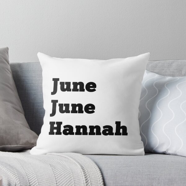 Item preview, June June Hannah black words designed and sold by ErinGodfrey.