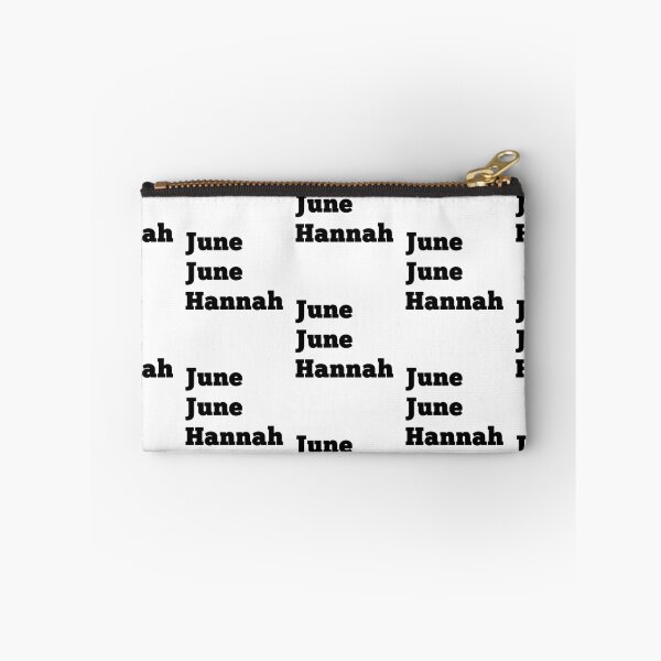 Item preview, June June Hannah black words designed and sold by ErinGodfrey.