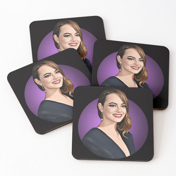 Item preview, Emma Stone Cartoon designed and sold by CartoonStarsStd.