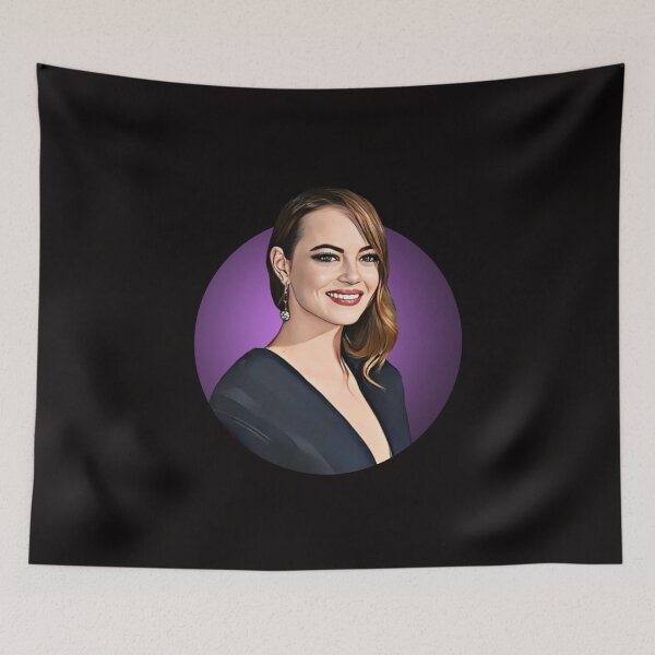 Item preview, Emma Stone Cartoon designed and sold by CartoonStarsStd.