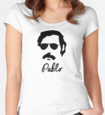 Pablo Escobar Sunglasses Women's Fitted Scoop T-Shirt
