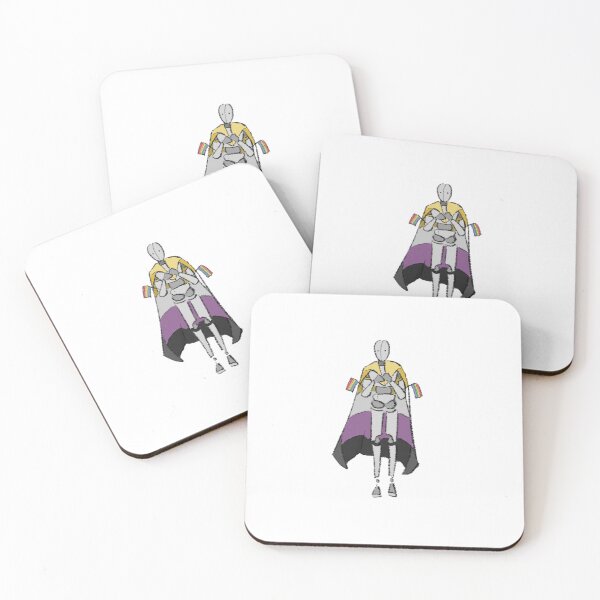 Item preview, Nonbinary Flag Robot designed and sold by Valentine39.