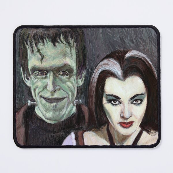 Item preview, Lily and Herman Munster designed and sold by Neil Feigeles.