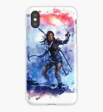 Tomb Raider Painting iPhone Case