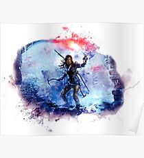 Tomb Raider Painting Poster